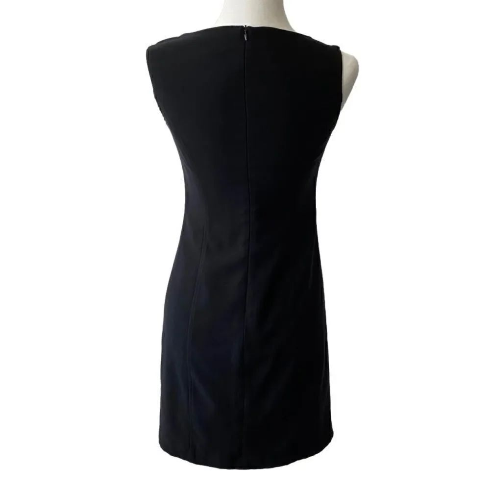 BCBGMaxAzria Little Black Dress  Sleeveless  Made in USA SZ 2 - Picture 3 of 15